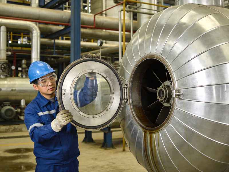 jimeng-2026-02-06-2651-生成一名维护工人正在化工厂的大型风机旁打开它的后盖进行维护。真实还原不扭曲,8k....jpg jimeng-2026-02-06-2651-生成一名维护工人正在化工厂的大型风机旁打开它的后盖进行维护。真实还原不扭曲,8k....jpg