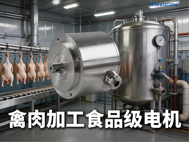 禽肉加工线IP69K电机扛住每日高压热水“枪林弹雨”