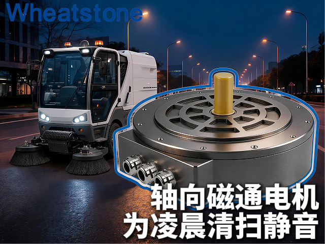 凌晨扫街不扰民，惠斯通轴向磁通电机让环卫车“静悄悄”