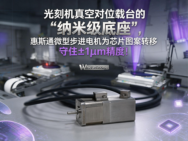 光刻机真空对位载台的“纳米级底座”，惠斯通微型步进电机为芯片图案转移守住±1μm精度