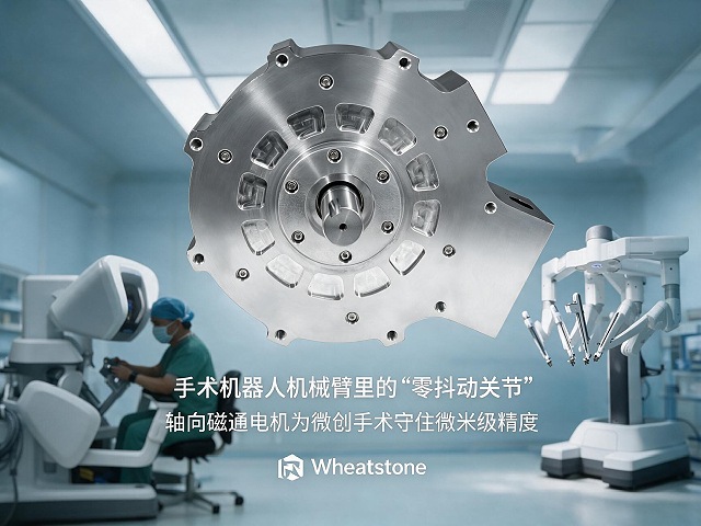 手术机器人机械臂里的“零抖动关节”，惠斯通轴向磁通电机为微创手术守住微米级精度