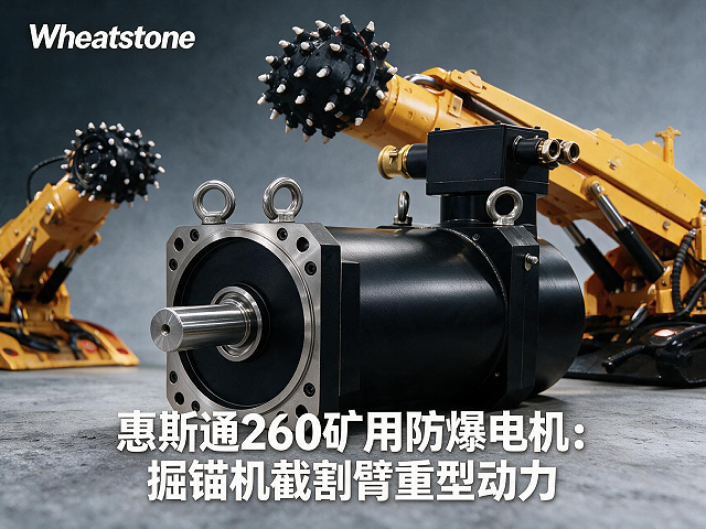 惠斯通260矿用防爆电机：掘锚机截割臂重型动力