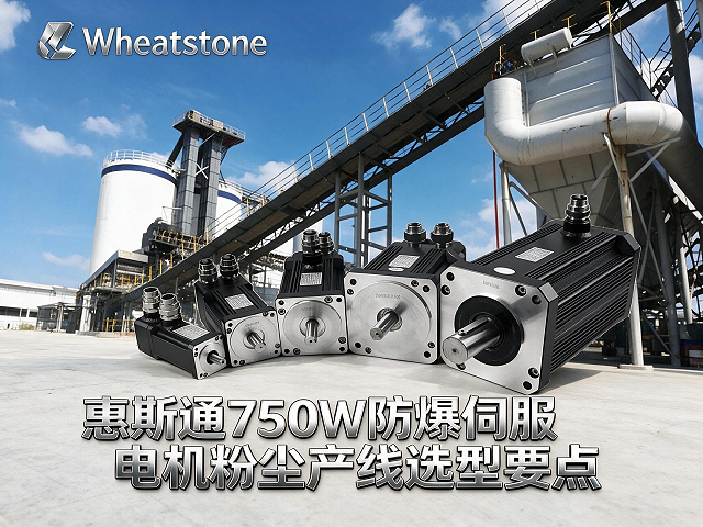 惠斯通750W防爆伺服电机粉尘产线选型要点